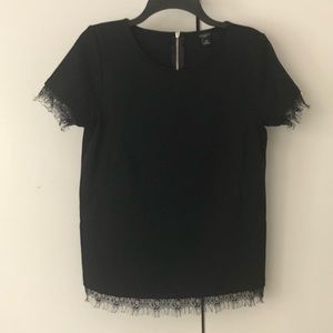 Ann Taylor, petite, black, top